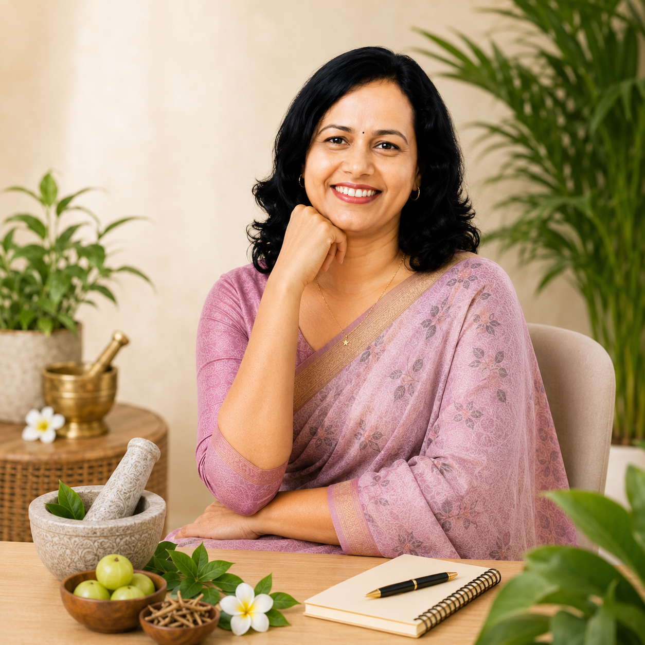 Dr. Rashmi B V, senior Ayurvedic physician